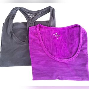 Athleta Black and Purple Tank Tops Bundle